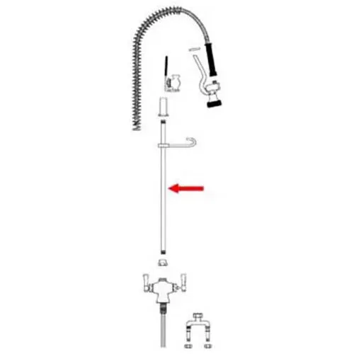 AllPoints Foodservice Parts & Supplies 8405357 Riser Tube