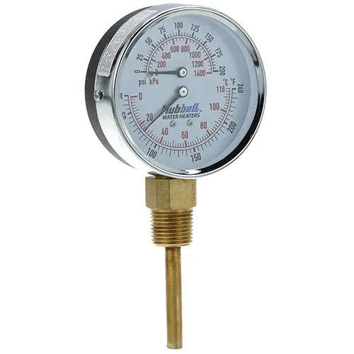 AllPoints Foodservice Parts & Supplies AllPoints Foodservice Parts & Supplies 62-1079 Temperature Pressure Gauge