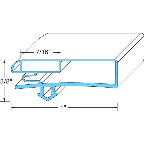 AllPoints Foodservice Parts & Supplies AllPoints Foodservice Parts & Supplies 74-1211 Door Gasket