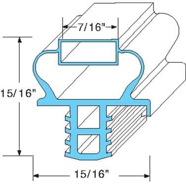 AllPoints Foodservice Parts & Supplies 74-1262 Door Gasket