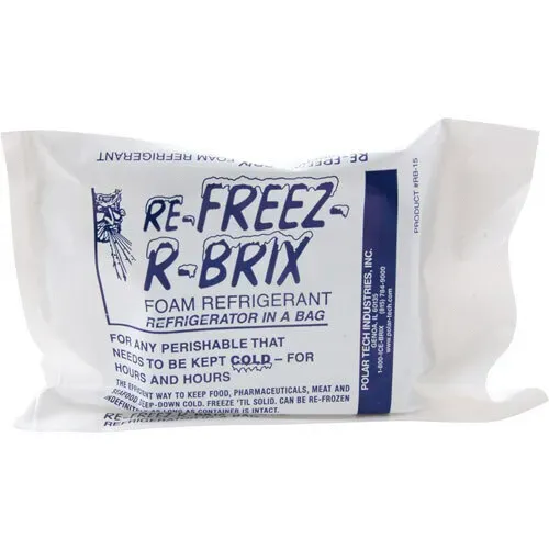 AllPoints Foodservice Parts & Supplies AllPoints SANB6180 Re-Freez-R-Brix Refreezable Ice Pack