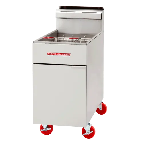 American Range American Range
AF-75


Gas Floor Model Full Pot Fryer
with Controls
-