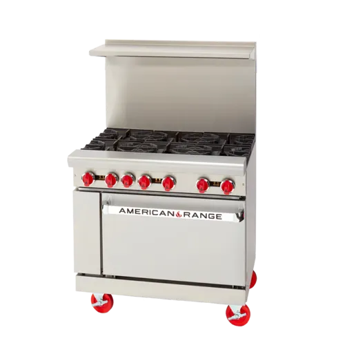 American Range American Range
AR-6
Restaurant Gas Range,
with 

and 
-