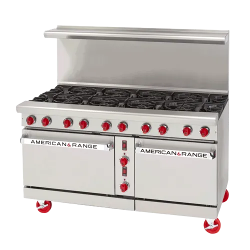 American Range American Range
ARGF-12G-8B-CL
Restaurant Gas Range, 60" W
with 

and 
-