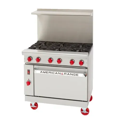American Range ARGF-24G-2B
Restaurant Gas Range,
with 

and 
-