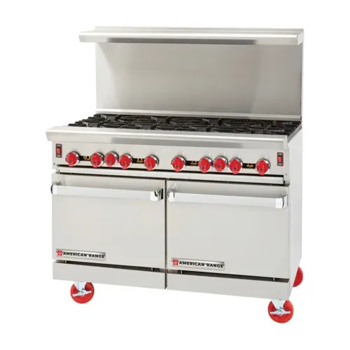 American Range American Range
ARGF-36G-2B
Restaurant Gas Range,
48" W
with
and Controls,
-