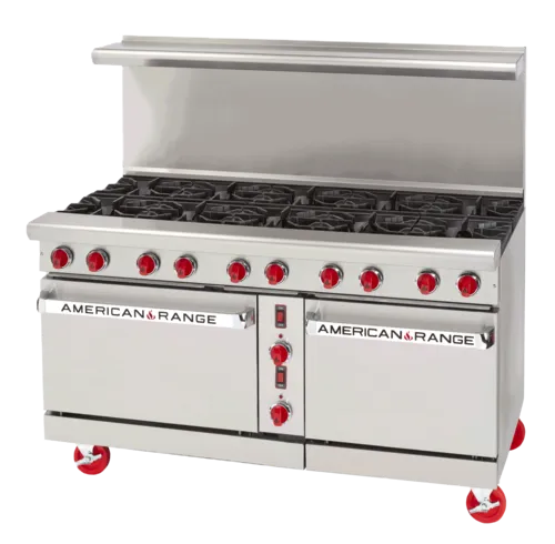 American Range American Range
ARGF-36G-4B
Restaurant Gas Range, 60" W
with 

and 
-
