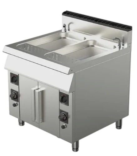 AMPTO AMPTO 90CPG90 PLUS AMPTO® Pasta Cooker; (2) 12-gallon tank with dual