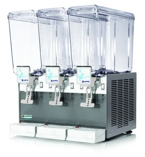 AMPTO AMPTO D1316 Triple 5-Gallon Countertop Cold Beverage Dispenser