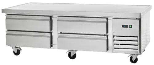 Arctic Air ARCB72 74" 4 Drawer Refrigerated Chef Base with Marine Edge Top - 115 Volts