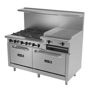 Asber AEMR-2-RG24-B6-60 H Restaurant Range Asber AEMR-2-RG24-B6-60 H Restaurant Range