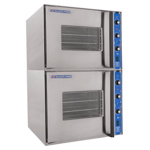 Bakers Pride COC-E2 Double Deck Half Size Electric Convection Oven with Dials / Buttons Contols, 208 Volts Bakers Pride COC-E2 Double Deck Half Size Electric Convection Oven with Dials / Buttons Contols, 208 Volts