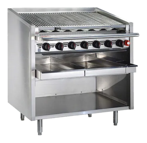 Bakers Pride Bakers Pride F-24RS Charbroiler, Gas, Floor Model