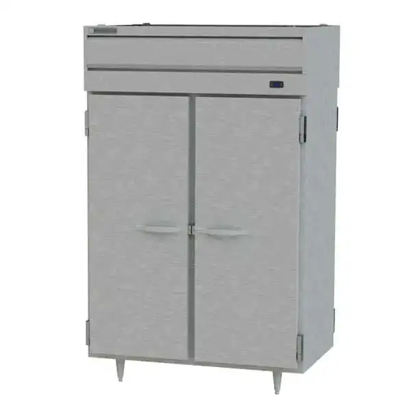 Beverage Air PRD2HC-1AS 52.13'' 48.0 cu. ft. 2 Section Solid Door Pass-Thru Refrigerator