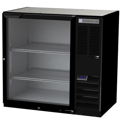 Beverage Air BB36HC-1-G-B Refrigerated Back Bar Storage Cabinet Beverage Air BB36HC-1-G-B Refrigerated Back Bar Storage Cabinet