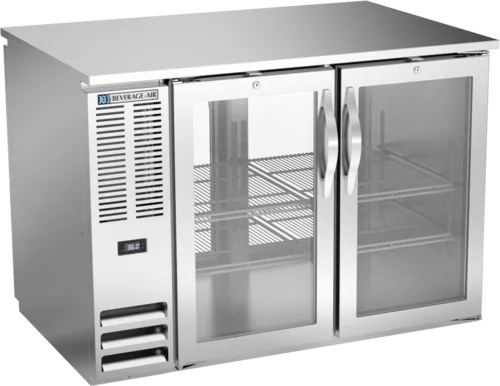 Beverage Air Beverage Air BB48HC-1-FG-PT-S Refrigerated Pass-Thru Back Bar Open Food Rated