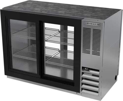 Beverage Air BB48HC-1-GS-PT-S Refrigerated Pass-Thru Back Bar Refrigerator