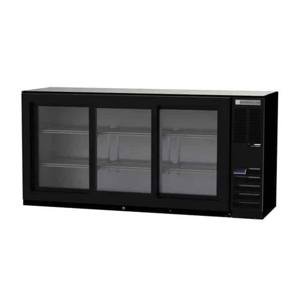 Beverage Air BB72HC-1-F-GS-B Refrigerated Food Rated Back Bar Storage Cabinet Beverage Air BB72HC-1-F-GS-B Refrigerated Food Rated Back Bar Storage Cabinet