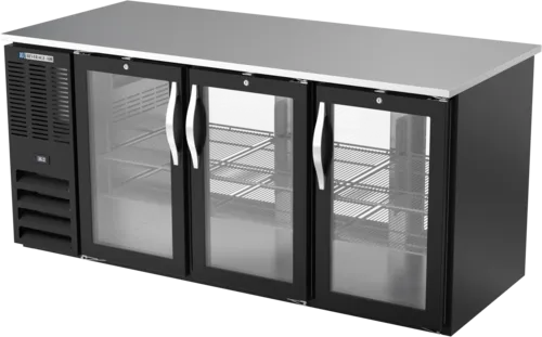 Beverage Air Beverage Air BB72HC-1-G-PT-B Refrigerated Back Bar Pass-Thru Storage Cabinet