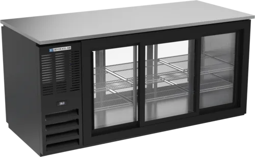 Beverage Air Beverage Air BB72HC-1-GS-PT-B Refrigerated Back Bar Pass-Thru Storage Cabinet