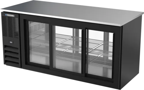 Beverage Air Beverage Air BB72HC-F-GS-PT-B Refrigerated Pass-Thru Back Bar Food Rated