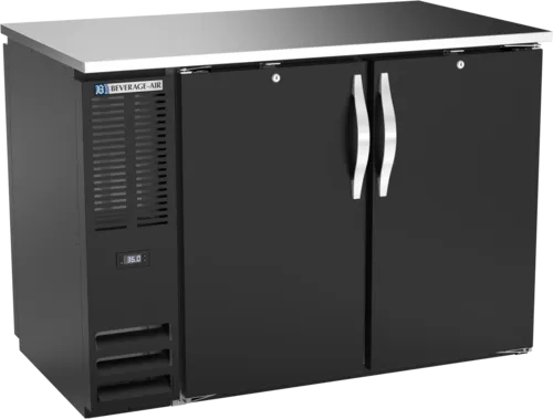 Beverage Air Beverage Air BBN48HC-F-PT-B Refrigerated Pass-Thru Back Bar Open Food Rated