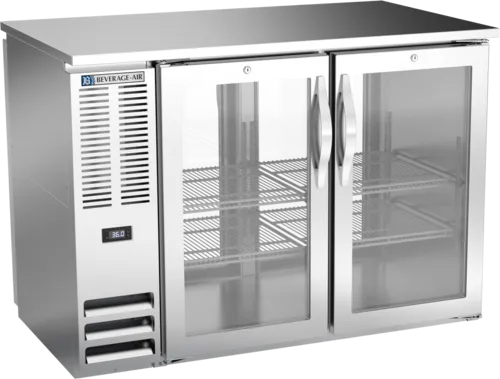 Beverage Air Beverage Air BBN48HC-FG-PT-S Refrigerated Pass-Thru Back Bar Open Food Rated