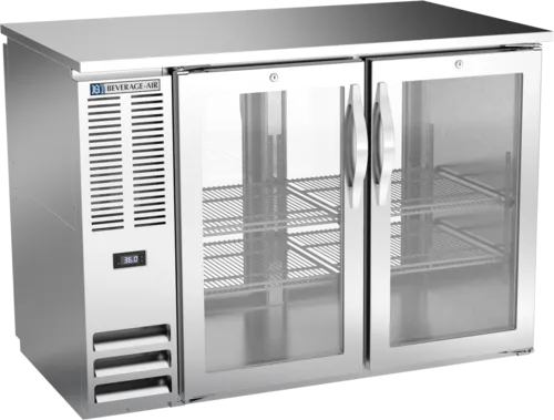 Beverage Air Beverage Air BBN48HC-G-PT-S Refrigerated Pass-Thru Back Bar Refrigerator