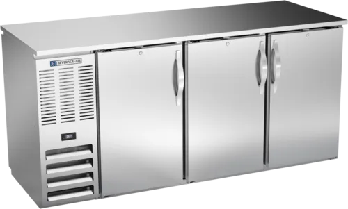 Beverage Air Beverage Air BBN72HC-F-PT-S Refrigerated Open Food Rated Back Bar Pass-Thru