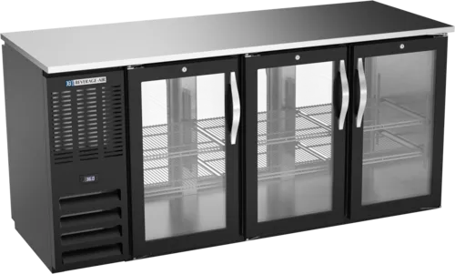 Beverage Air Beverage Air BBN72HC-G-PT-B Refrigerated Back Bar Pass-Thru Storage Cabinet