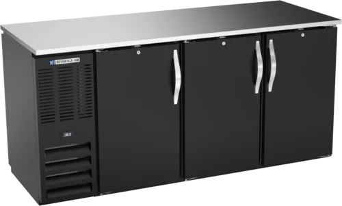 Beverage Air Beverage Air BBN72HC-PT-B Refrigerated Back Bar Pass-Thru Storage Cabinet