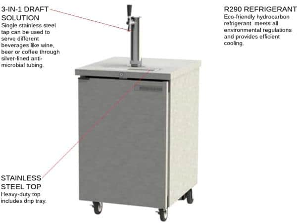 r290 hydrocarbon beer cooler