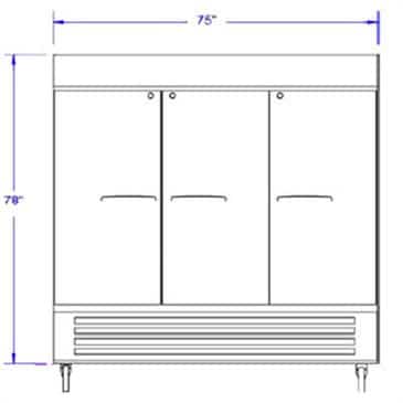 Beverage Air FB72-1S Freezer Beverage Air FB72-1S Freezer