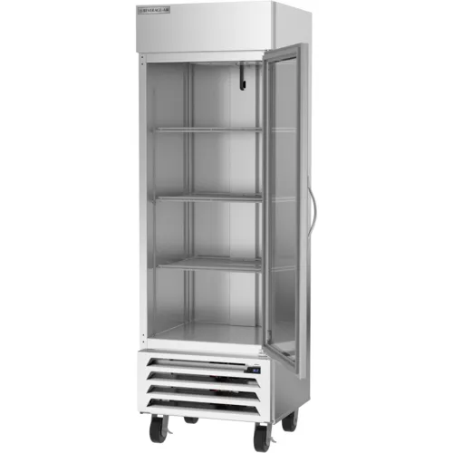 Beverage Air Beverage Air HBR19HC-1-G 27.25'' Bottom Mounted 1 Section Glass Door Reach-In Refrigerator