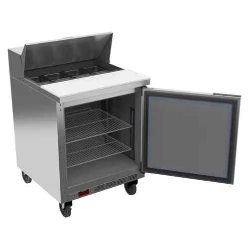 Beverage Air Beverage Air SPE27HC-B 27'' 1 Door Counter Height Refrigerated Sandwich / Salad Prep Table with Standard Top -sale