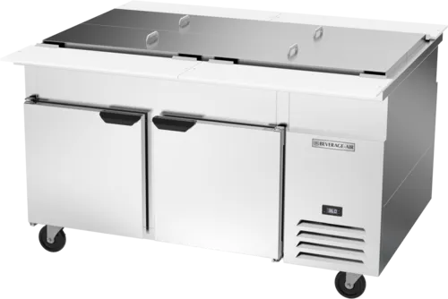 Beverage Air Beverage Air SPE60HC-32M-PT Dual Side Mega Top Refrigerated Counter