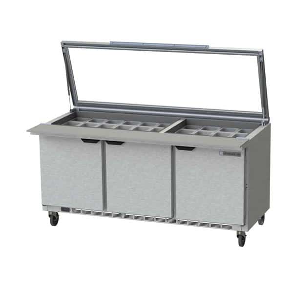 Beverage Air SPE72HC-30M-STL Elite Series™ Mega Top Refrigerated Counter Beverage Air SPE72HC-30M-STL Elite Series™ Mega Top Refrigerated Counter