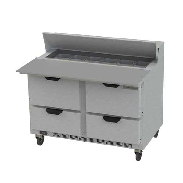 Beverage Air SPED48HC-12C-4 Elite Series™ Sandwich Top Refrigerated Counter Beverage Air SPED48HC-12C-4 Elite Series™ Sandwich Top Refrigerated Counter