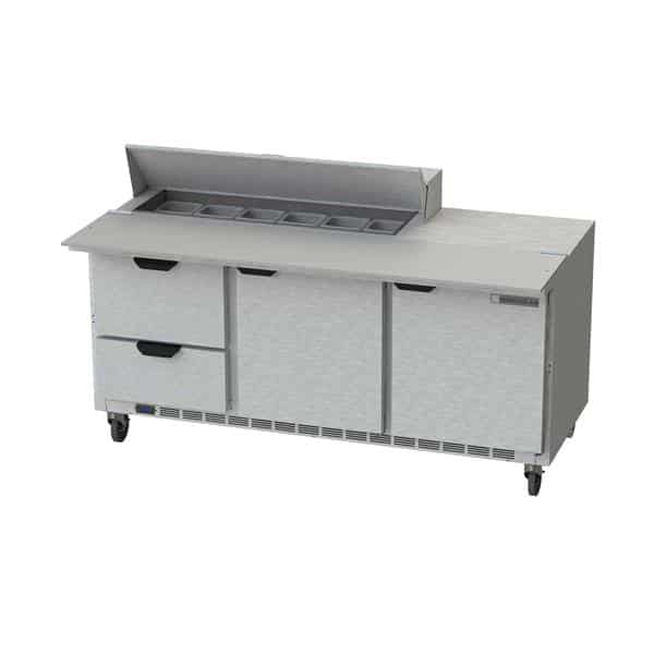 Beverage Air SPED72HC-12C-2 Elite Series™ Sandwich Top Refrigerated Counter Beverage Air SPED72HC-12C-2 Elite Series™ Sandwich Top Refrigerated Counter