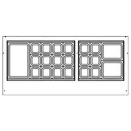 Beverage Air SPED72HC-30M-2 72'' 2 Door 2 Drawer Counter Height Mega Top Refrigerated Sandwich / Salad Prep Table
