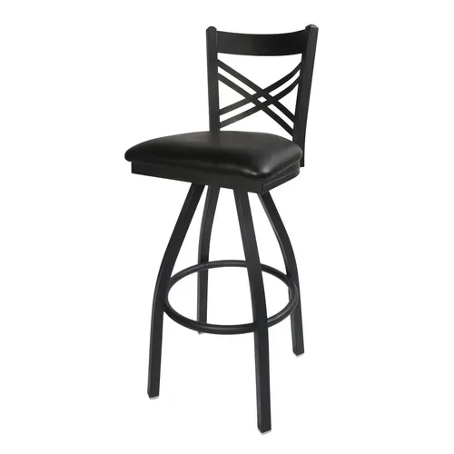 BFM Seating 2130S-SB GR3 Akrin Swivel Barstool