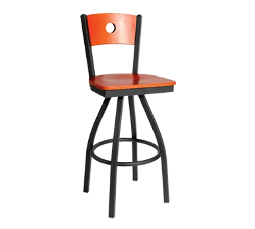 BFM Seating 2152S-SB W Darby Swivel Barstool