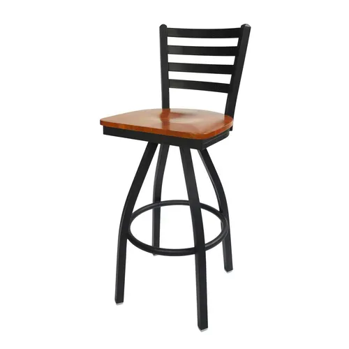 BFM Seating 2160S-SB W Lima Swivel Barstool
