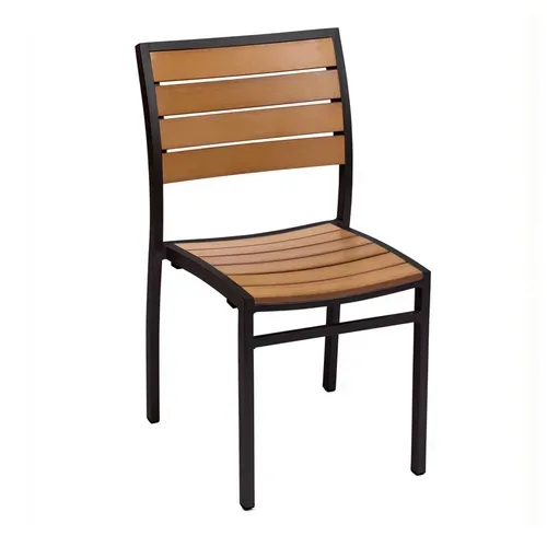 BFM Seating PH102CTKBL Largo Stacking Side Chair