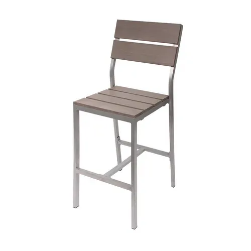 BFM Seating PH202BGRTK-SG Seaside Barstool
