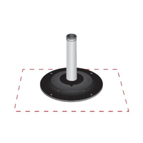 BFM Seating UB12DP Umbrella Base