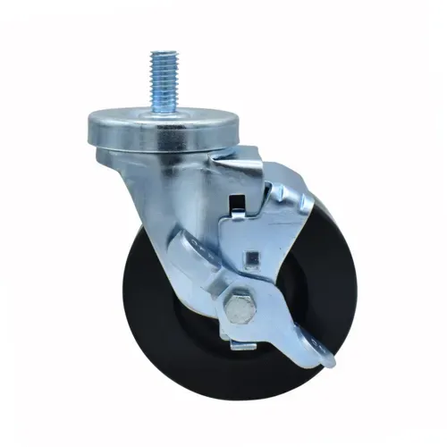 BK Resources BK Resources 4SBR-4ST-HR-TLB Hard Rubber Wheel