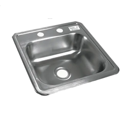 BK Resources BK Resources BK-DIS-1515 Compartment Drop-In Sink /