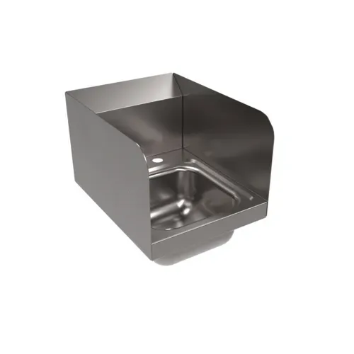 BK Resources BK Resources BKHS-D-SS-1-SS Space Saver Hand Sink with Side Splashes