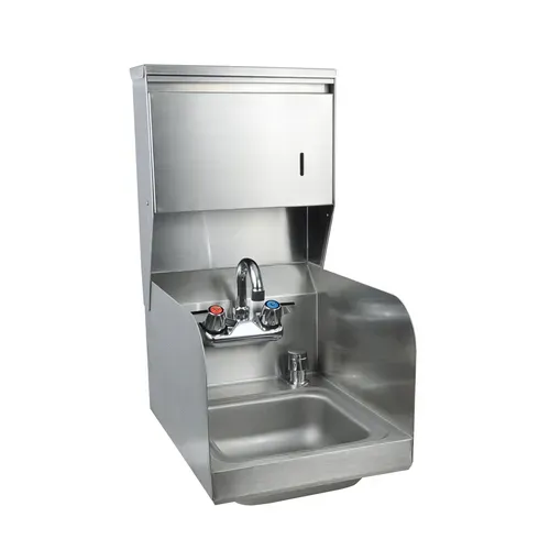 BK Resources BK Resources BKHS-W-SS-SS-TD-P-G Space Saver Hand Sink
